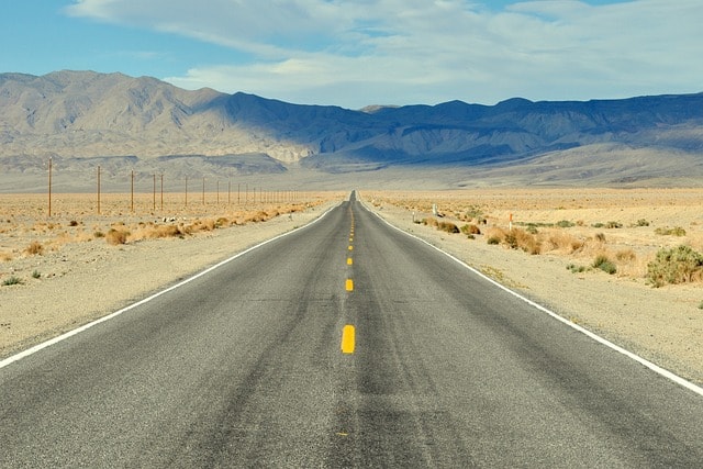 road, death valley, usa